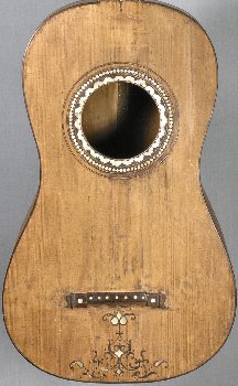 Soundboard of the Sanguino guitar